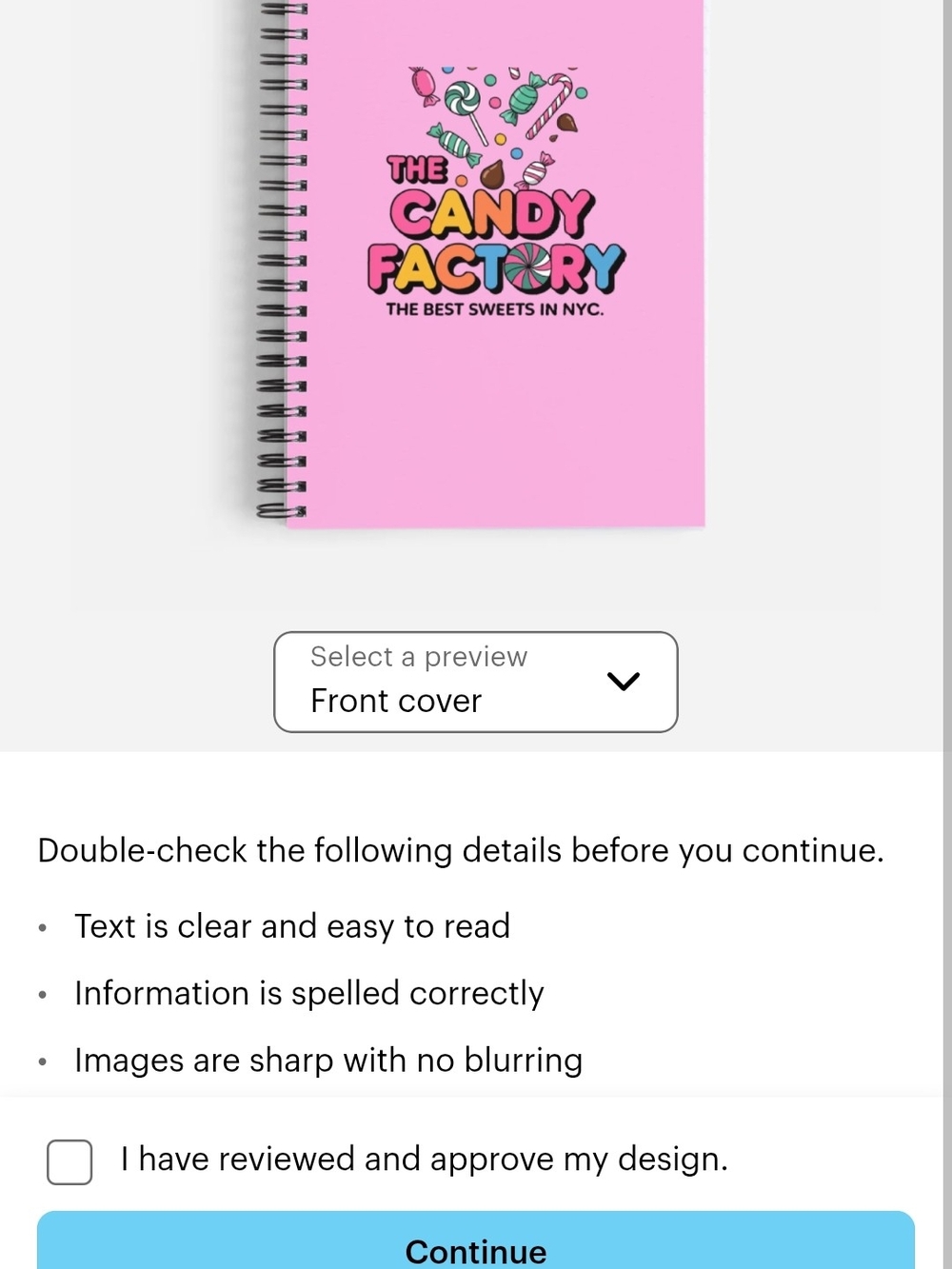 Pink Spiral Notebook -
